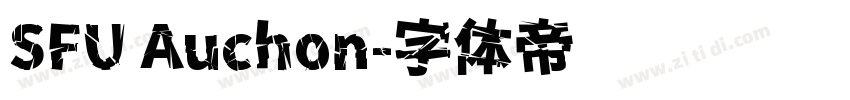 SFU Auchon字体转换